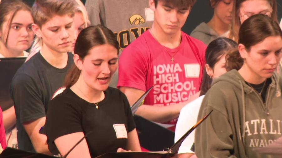 Iowa's high school musical theater talent on display in Des Moines Thursday