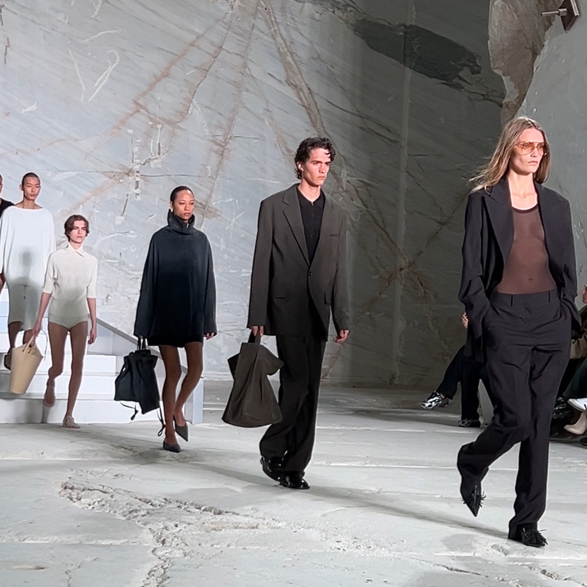 Sock Boots! Bloomers! Jelly Sandals! Meet the Stars of COS's Spring 2025 Show in Greece