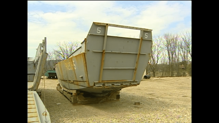 The boats that took soldiers to the D-day beaches