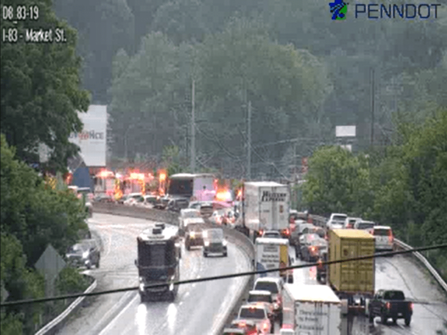 Crash closes Interstate 83 Northbound in York County