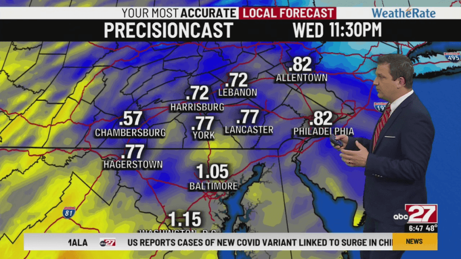 Pleasant Memorial Day ahead with slightly warmer temperatures this week