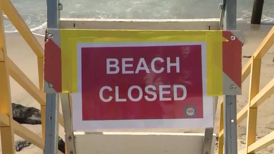 Beach closes at central Pennsylvania state park