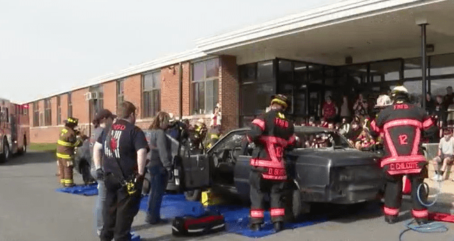 Mock drunk-driving demonstration shows Franklin County students the consequences of driving under the influence