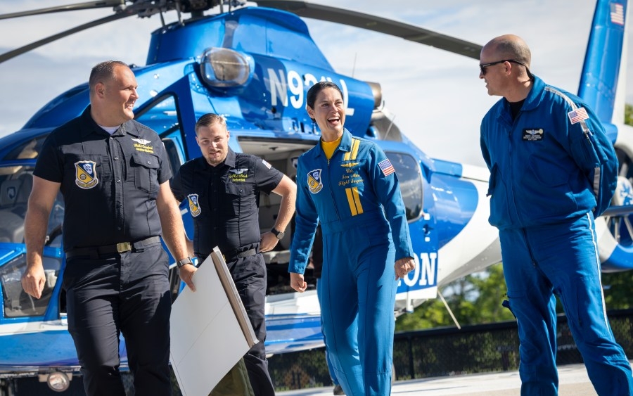 Blue Angels visit Penn State Health Children's Hospital