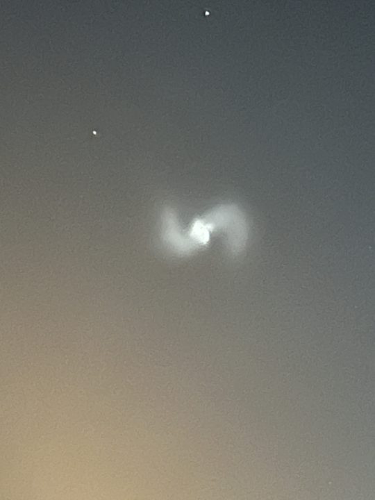 Spiral in the sky spotted over Pennsylvania