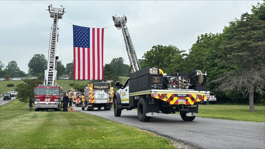 REMEMBERING ONE OF THEIR OWN: Volunteer, wildland firefighters turn out in force to remember Chief David Warfel