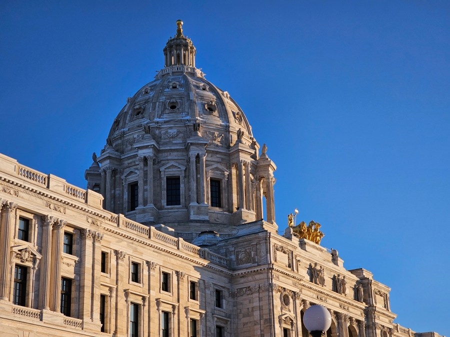 State Senate Democrats rally at State Capitol for fair housing