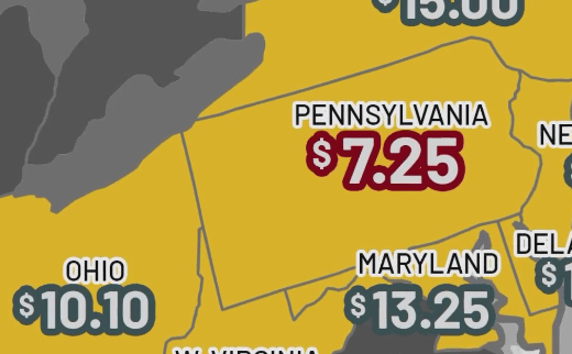Changes proposed to Pennsylvania's minimum wage statutes