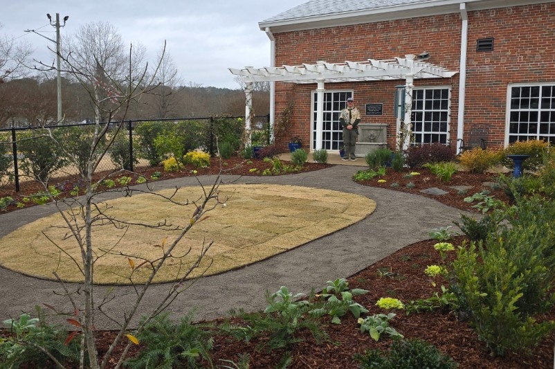 Scout completes blossoming sensory garden at Cahaba Elementary School in Trussville