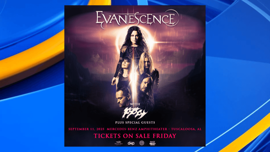 Evanescence coming to Tuscaloosa Sept. 11