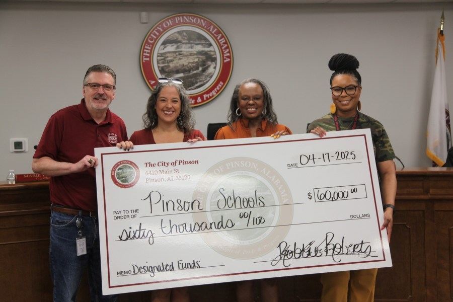 Pinson City Council presents $60K to local schools