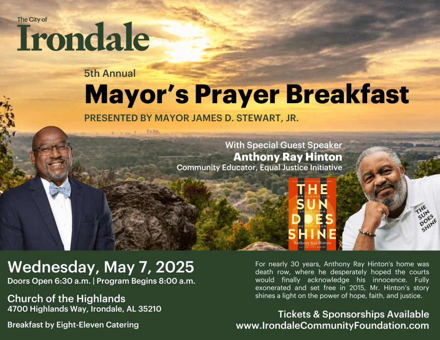Irondale mayor hosting 5th annual prayer breakfast