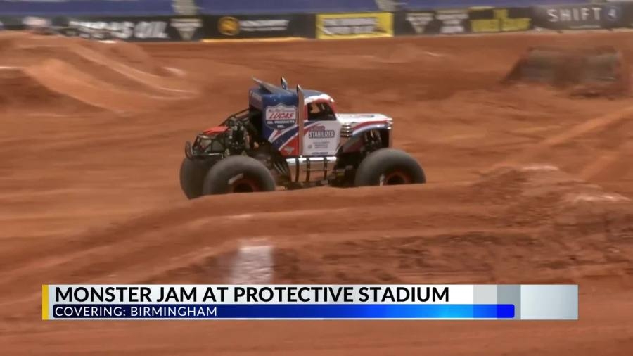 A.G. Gaston Spring Break Camp kids attend Monster Jam rehearsal