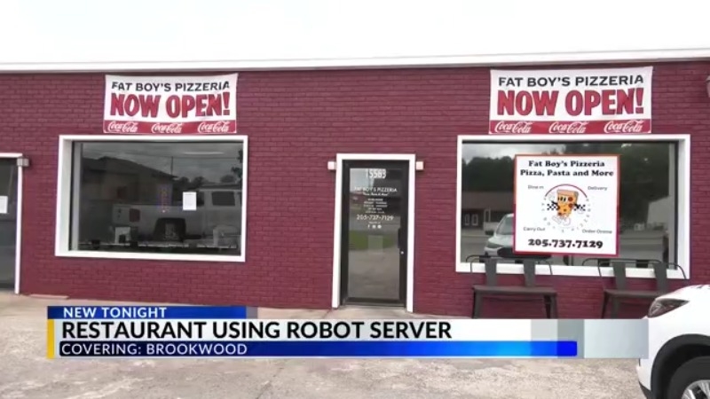 Robot server lending a helping hand at new pizzeria in Tuscaloosa County