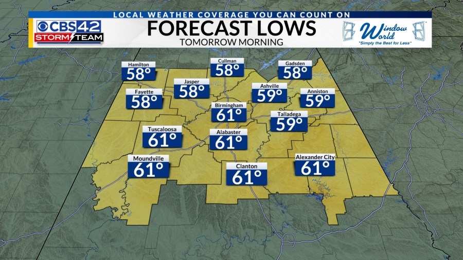 Smoky skies continue, sprinkle possible Sunday