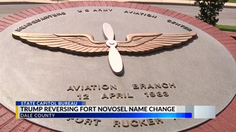 State leaders react to President Trump's Fort Novosel name change