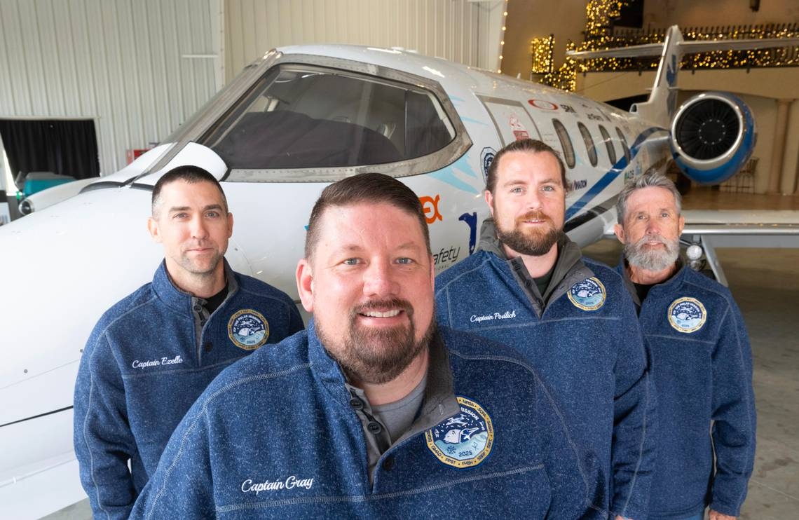 Pole to pole: A Learjet will soon leave Wichita on a worldwide mission