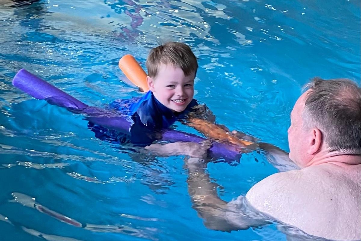 Purpose-built swimming pool opens on Wiltshire farm
