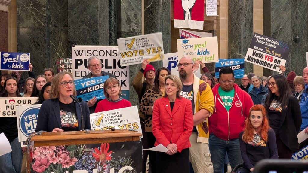 ‘Don't let us fade away': Advocates rally for public schools