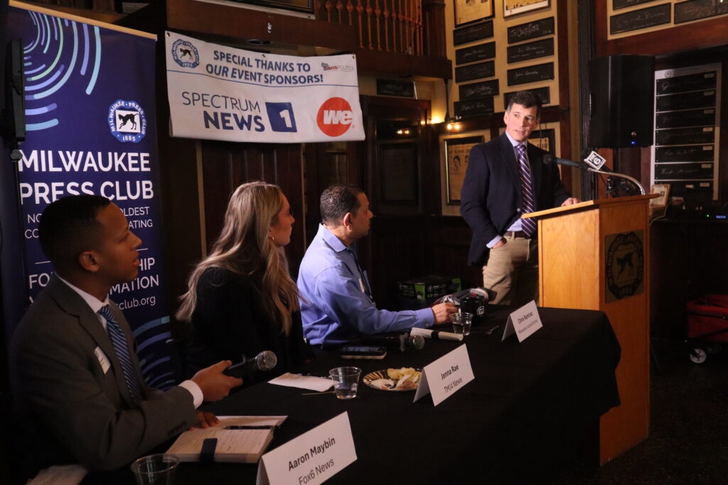 Milwaukee's new District Attorney discusses outlook at press club