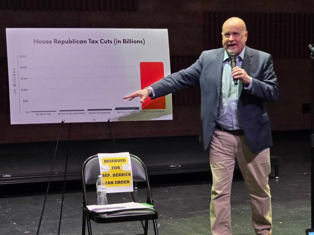 Pocan holds town hall in Van Orden's district, calls GOP budget the worst he's ever seen