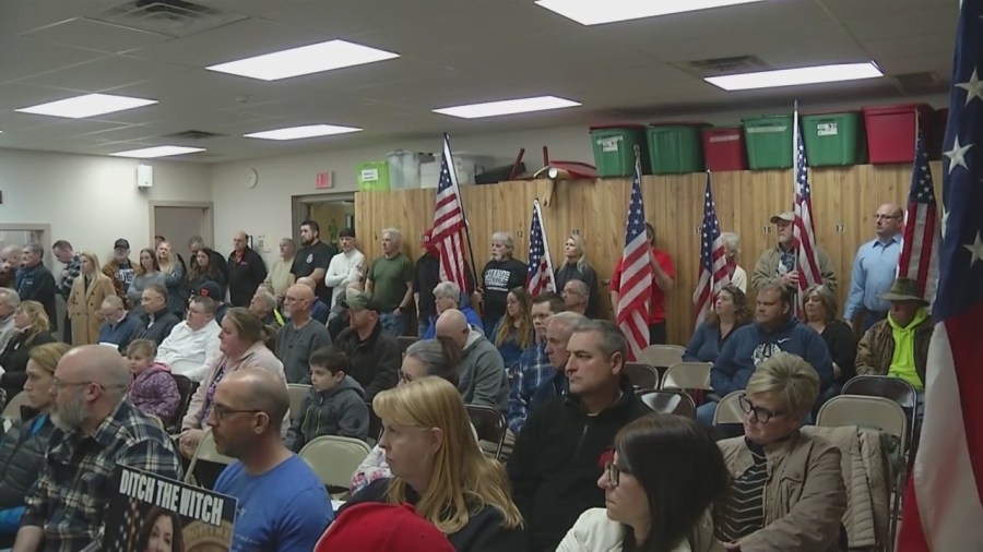 Western New York leaders gather in Marilla to show support for correction officers on strike