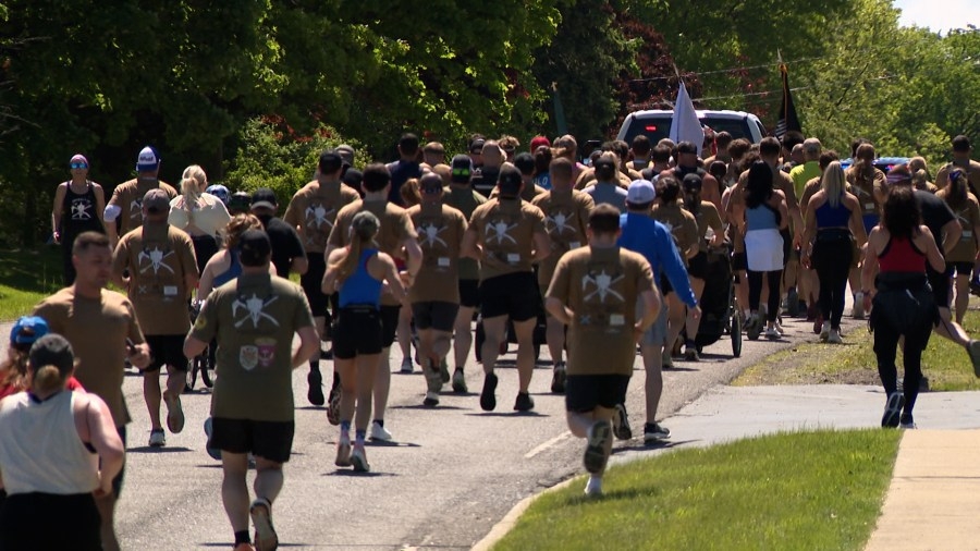 ‘He was truly selfless': Annual Memorial Day run in Hamburg honors fallen hero