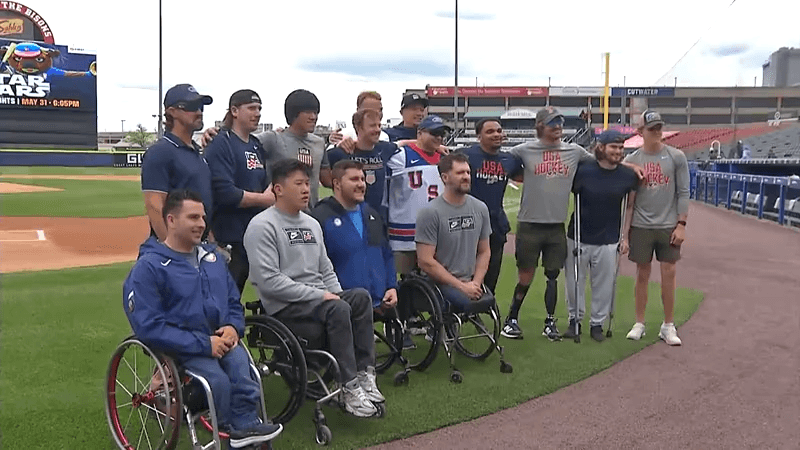 USA Sled Hockey Team honored at Bisons game