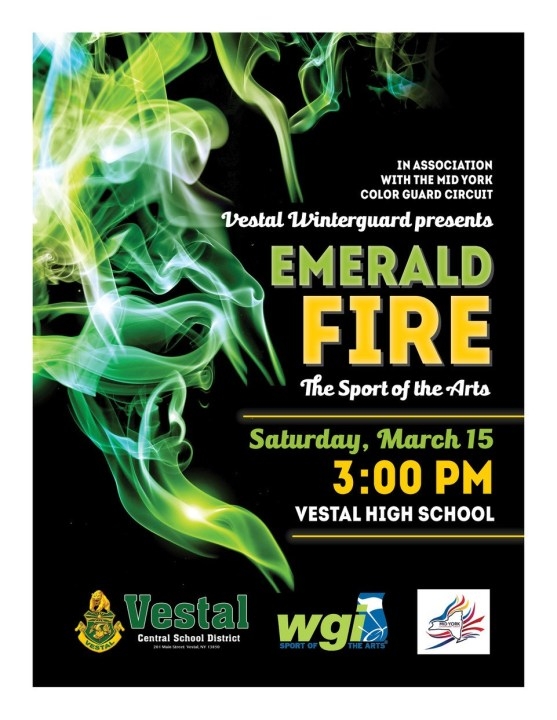 Vestal Winterguard hosting ‘Emerald Fire'