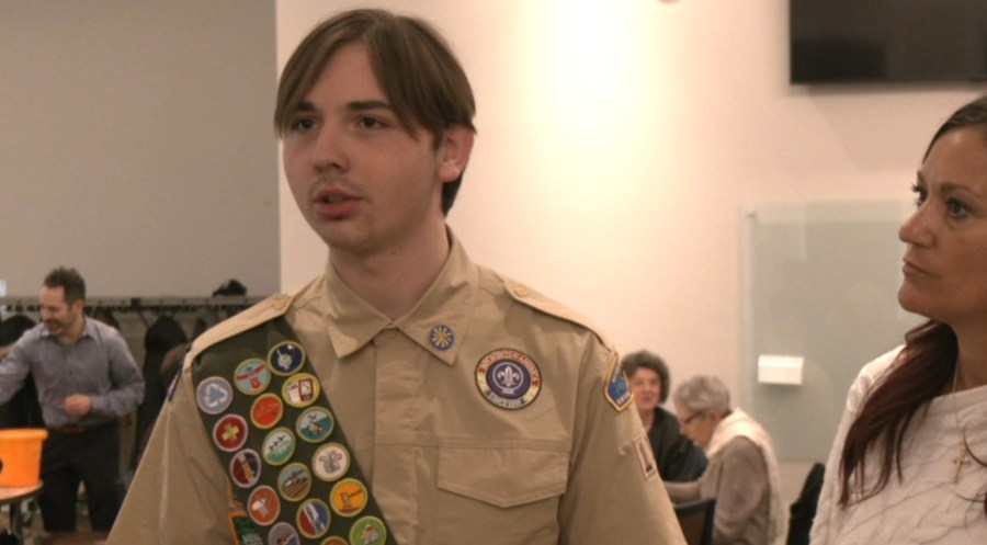 Local Eagle Scout honoring domestic violence victims with project