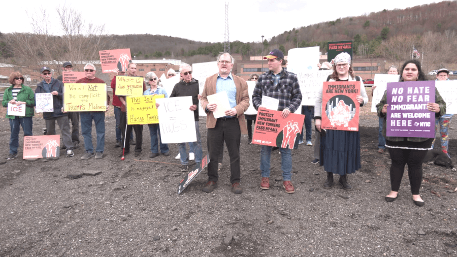 Protesters denounce Broome County's deal with ICE