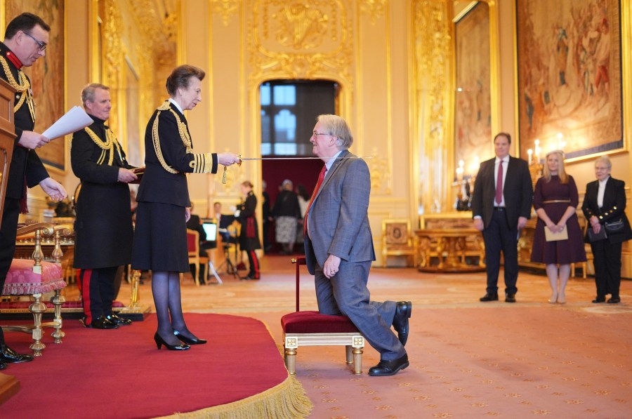 BU Professor and Nobel Prize winner officially Knighted