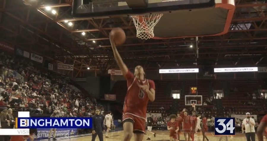 Celebration continues with parade for Binghamton boys' basketball team