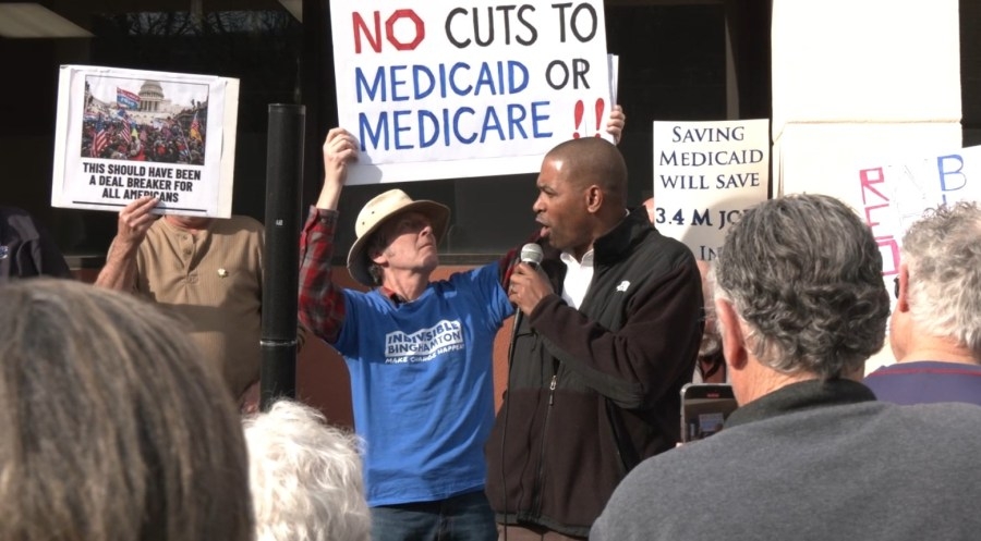NYS Lieutenant Governor speaks at Medicaid rally in Binghamton