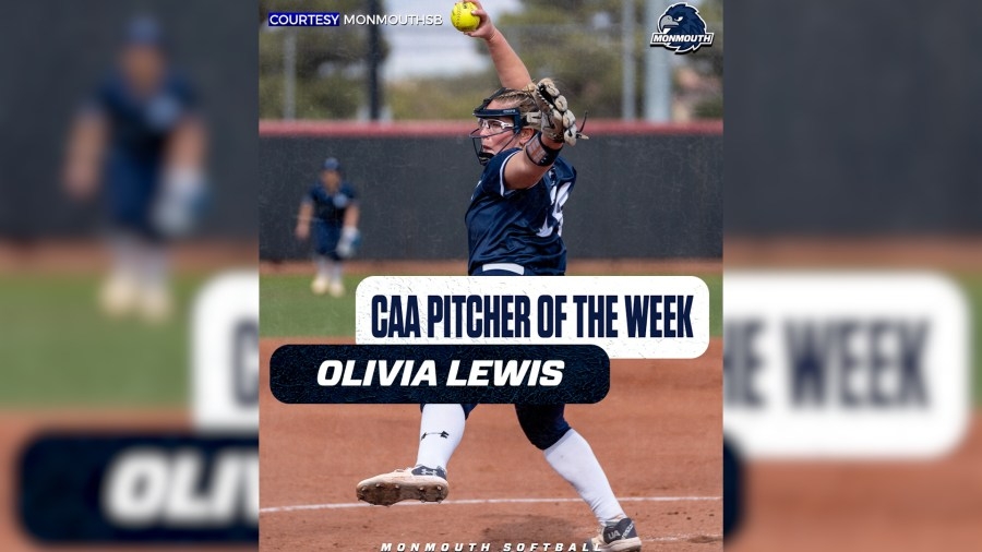 M-E's Lewis named CAA Pitcher of the Week for Monmouth