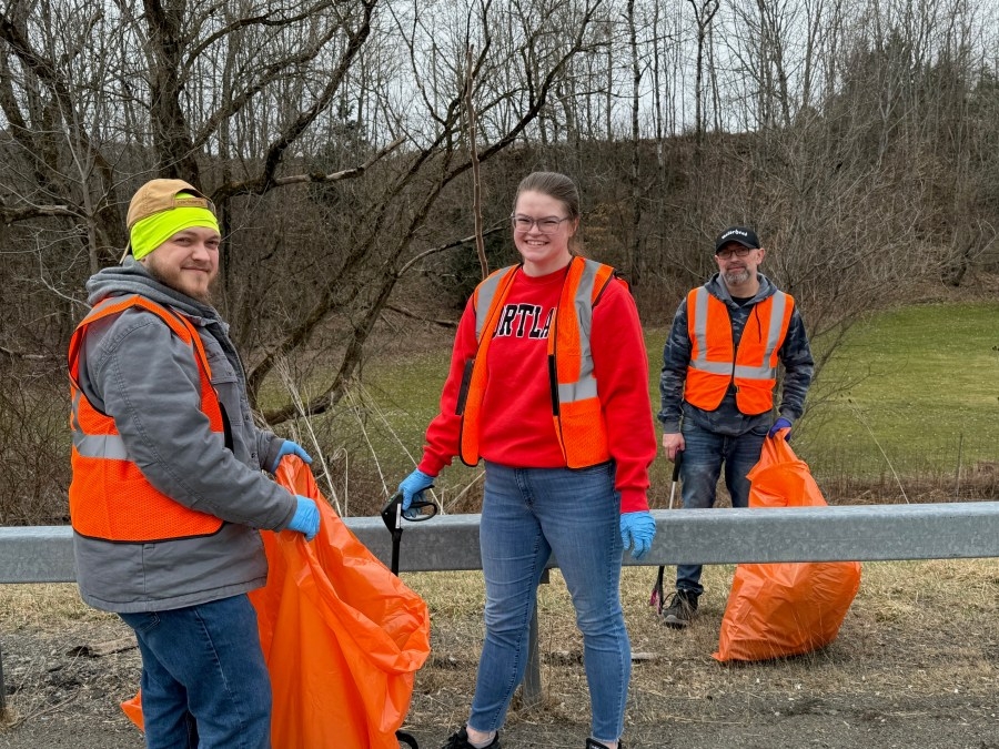 Trivium Packaging Conklin hosts highway cleanup