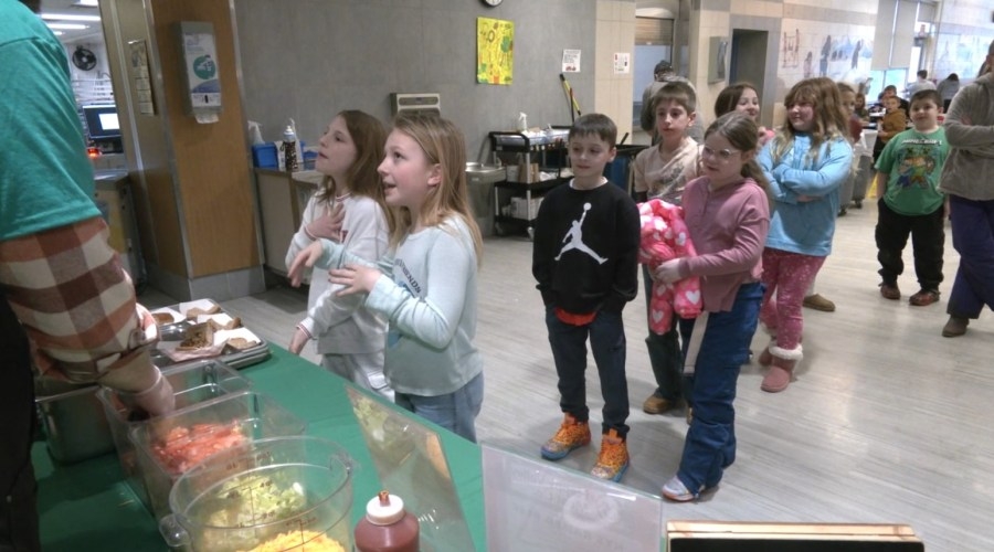 Harpursville students try farm grown foods