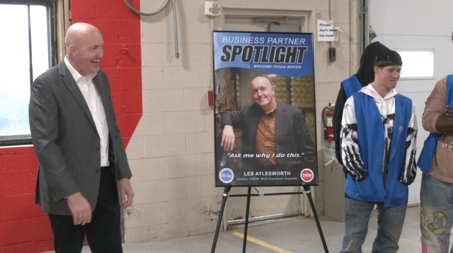 BOCES honors CHOW with Business Spotlight Award