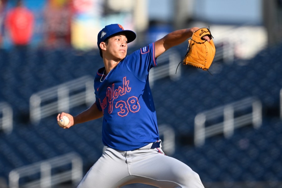 Rumble Ponies' Tong earns Eastern League Pitcher of the Month in May