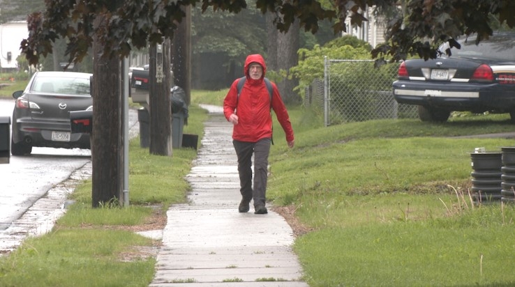 Owego man walks 16 miles to work to raise money for veterans