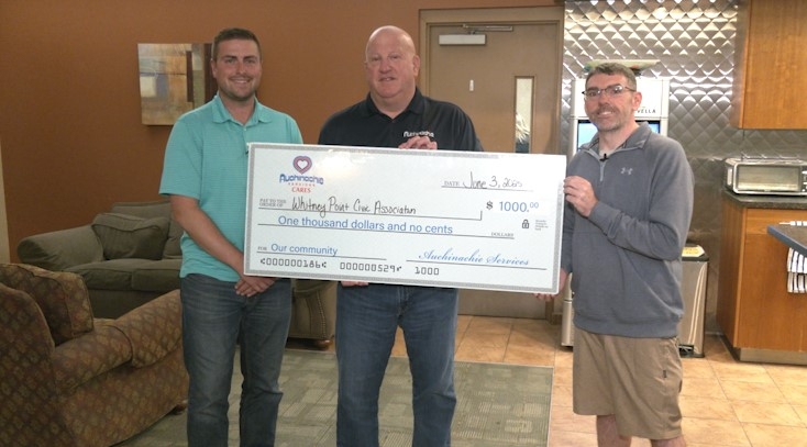 Auchinachie donates $1,000 to Whitney Point Civic Association
