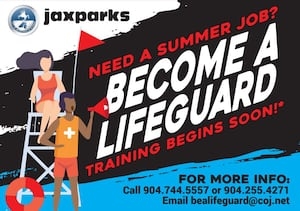 City of Jacksonville looking for more lifeguards this summer