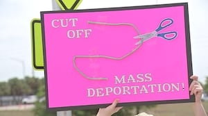 Jacksonville advocacy groups protest deportation efforts as ICE conducts mass operation