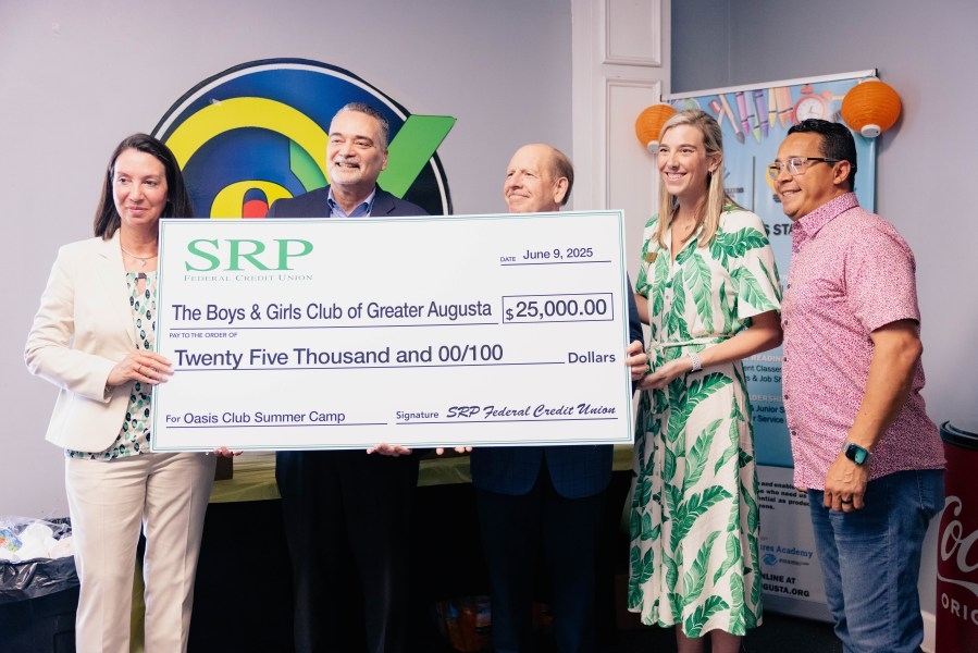 SRP presents to $25,000 to Boys & Girls Club