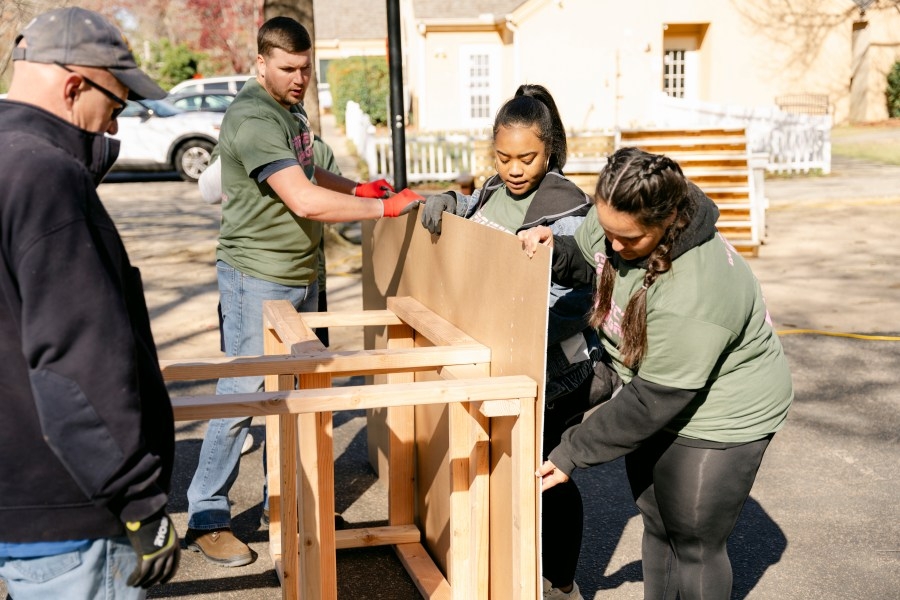 SRS employees volunteer in United Way of Aiken's annual Day of Caring
