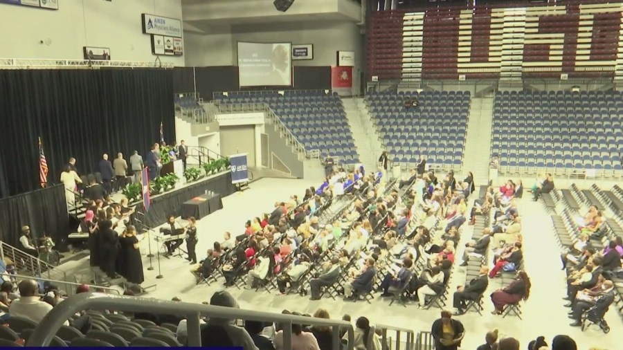USC Aiken and Aiken Technical College hosting their annual Martin Luther King Junior Memorial Celebration and Service Fair
