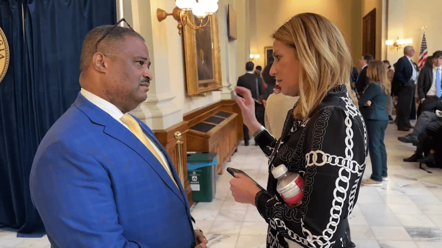 Mayor Garnett Johnson pushes for Hurricane Helene relief funds at state capitol