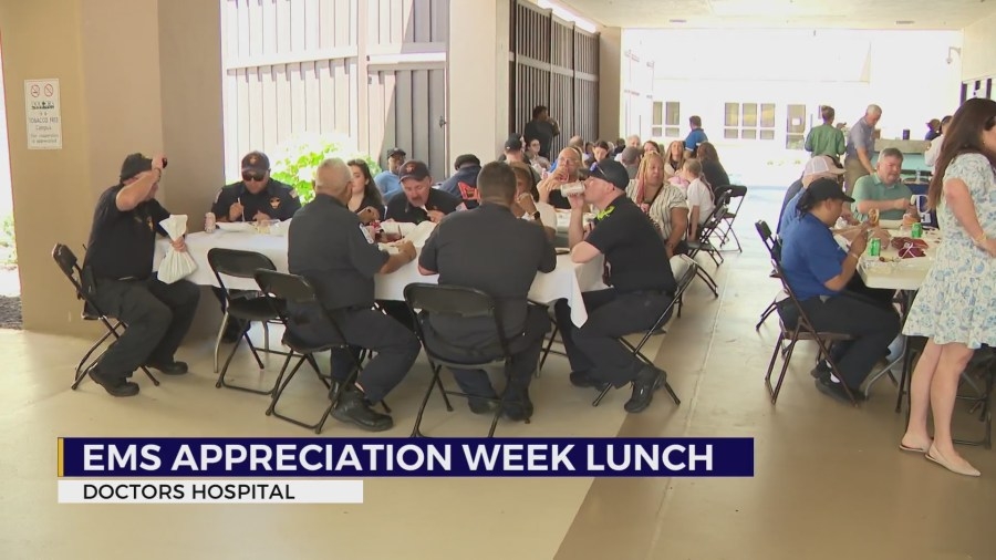 Doctors Hospital hosts EMS Appreciation Week Lunch