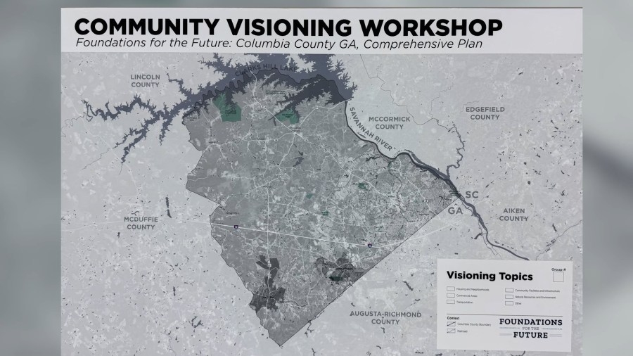 Columbia County to host a public meeting and vision workshops for the future