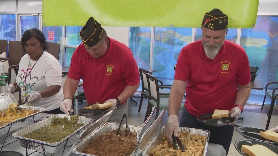 Harlem VFW provides meals at Georgia War Veterans Nursing Home